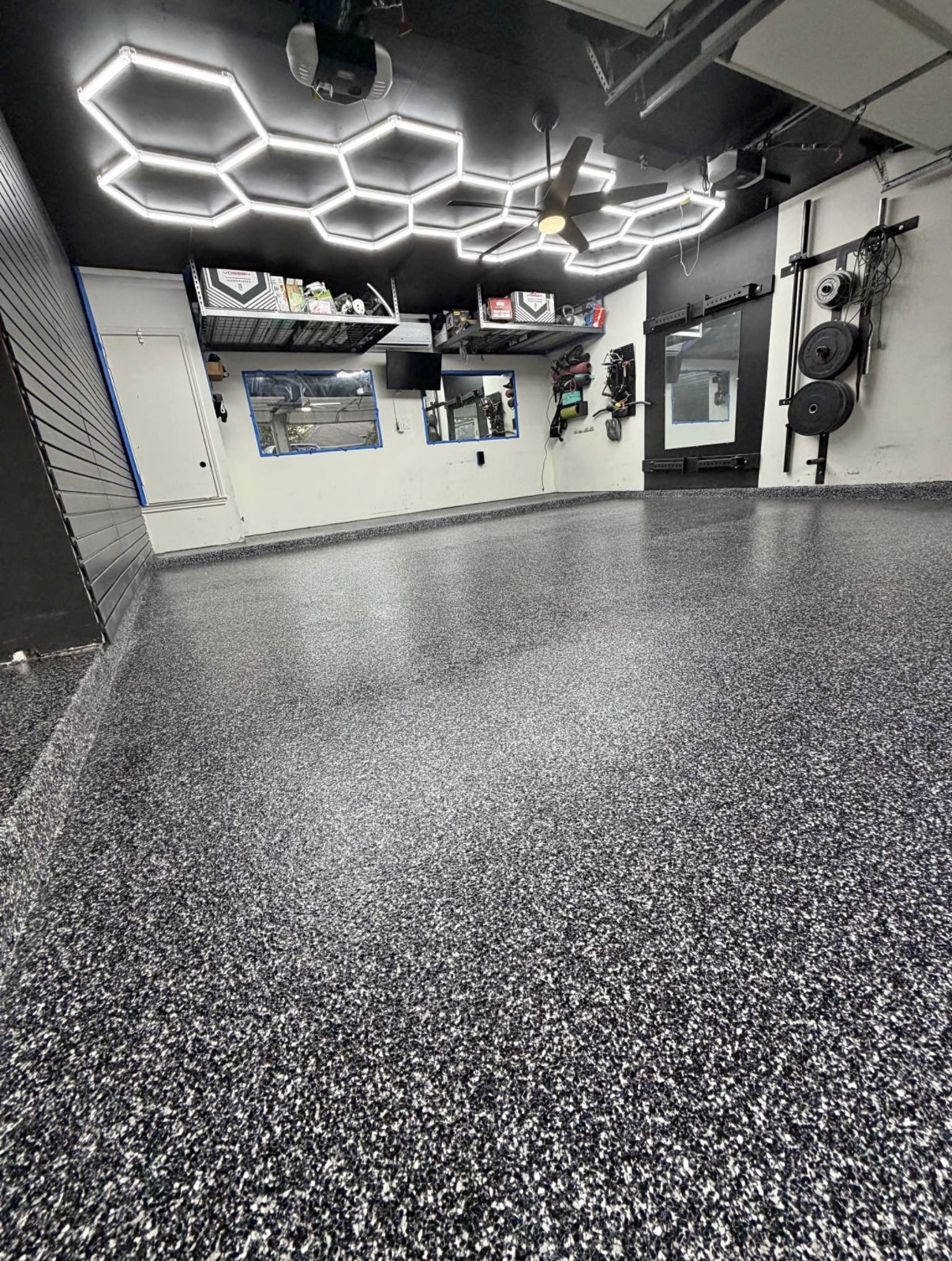Epoxy garage floor coating in Enid Oklahoma